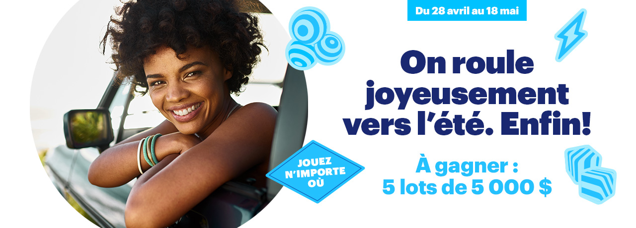 Sur la route de 25 000 $, promotion de Loto-Québec, lotoquebec.com