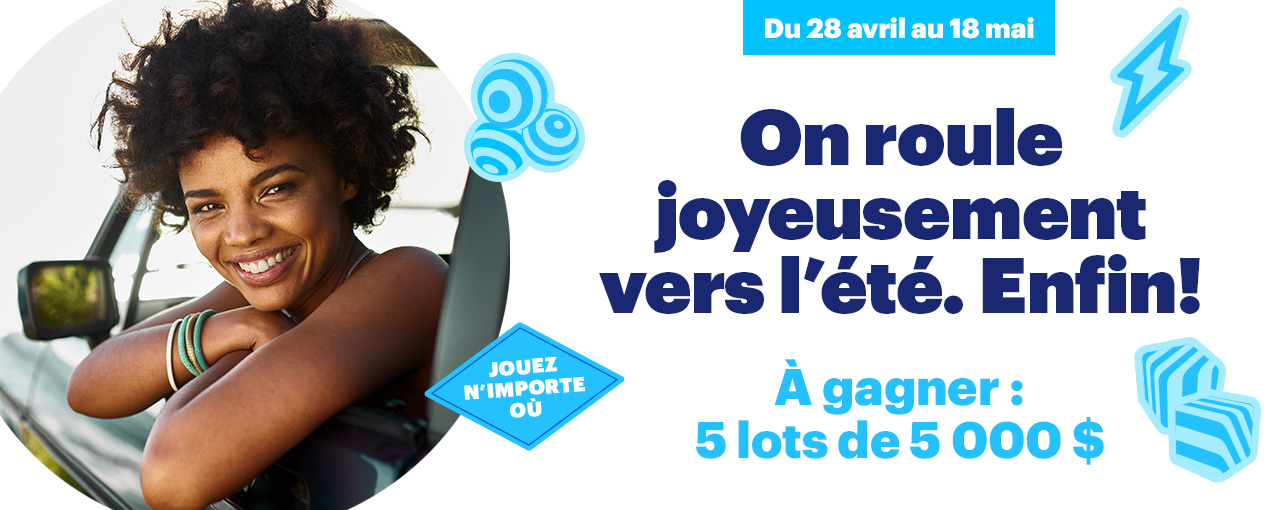 Sur la route de 25 000 $, promotion de Loto-Québec, lotoquebec.com