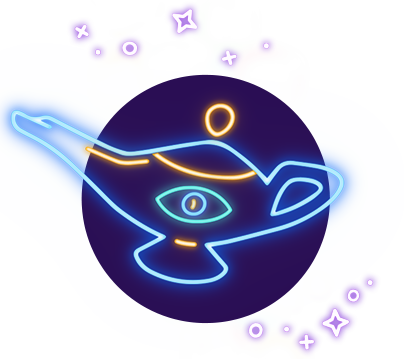 Lampe magique, promotion de Loto-Québec, lotoquebec.com