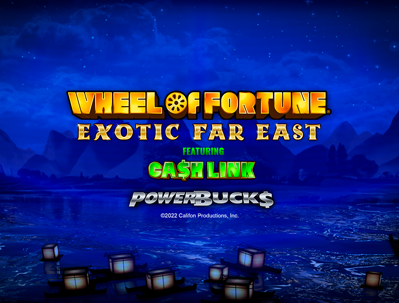 Jouer à la machine à sous Powerbucks Wheel of Fortune Exotic Far East sur lotoquebec.com