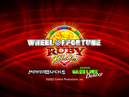 Jouer à la machine à sous Powerbucks Wheel of Fortune Ruby Riches sur lotoquebec.com