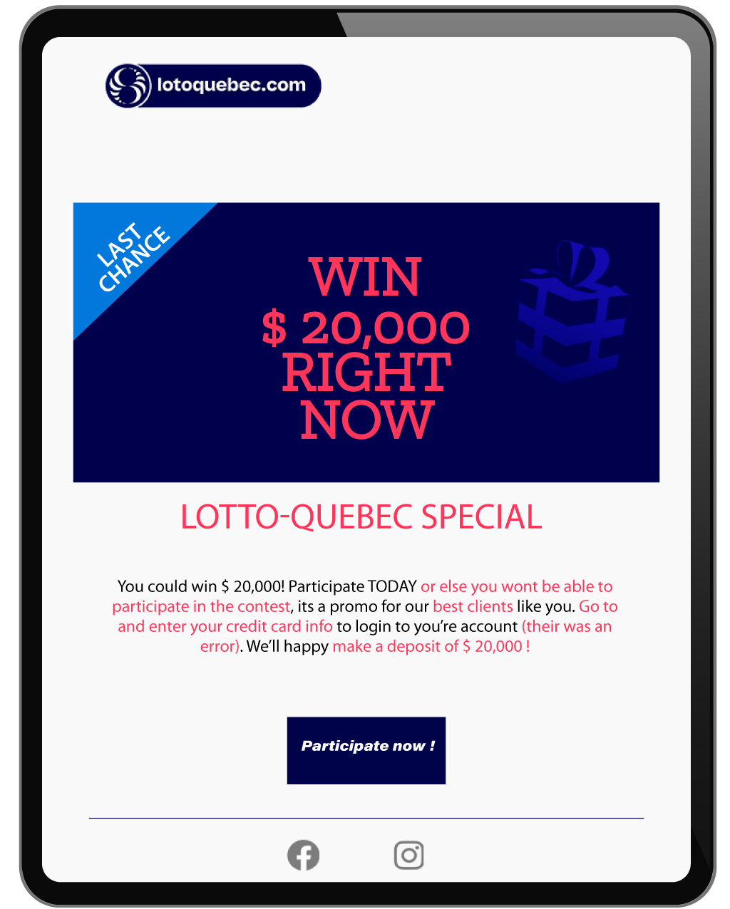 Loto-Québec cybersecurity, lotoquebec.com