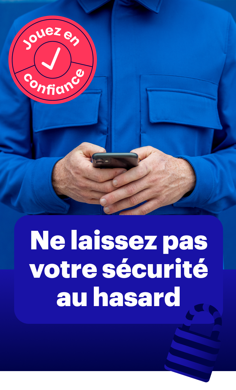 Ne laissez pas votre sécurité au hasard, Sécurité en ligne de Loto-Québec, lotoquebec.com