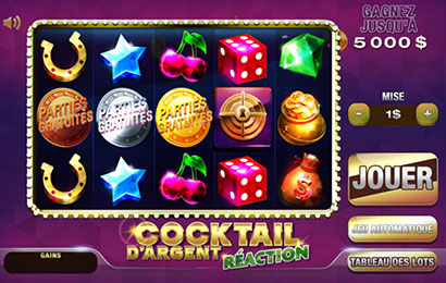 Cocktail d’argent réaction