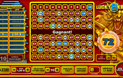 Lucky 8 Keno